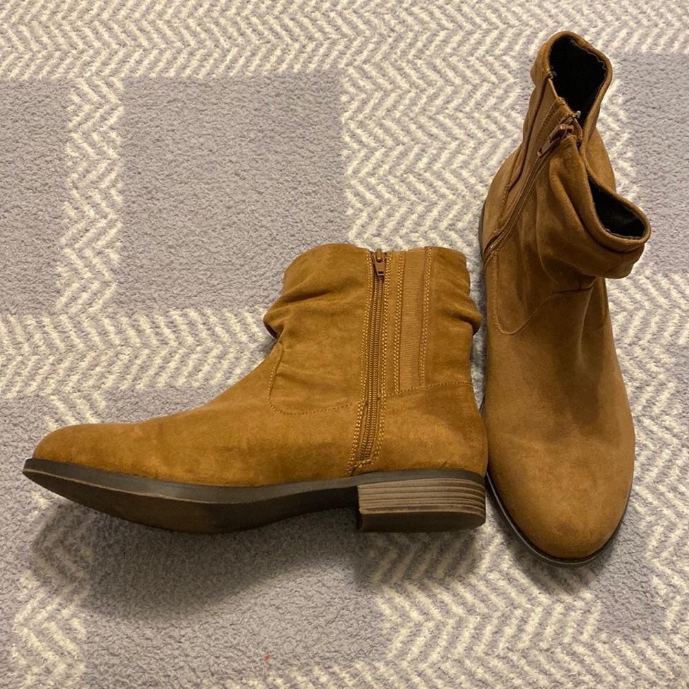 Lane Bryant slouchy ankle boots